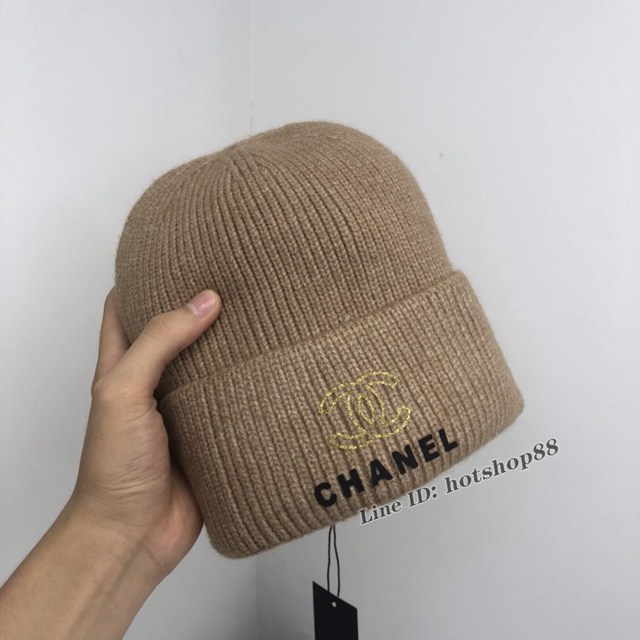 CHANEL專門店新款香奈兒秋冬精品時尚百搭女士毛線帽 mmyj3452